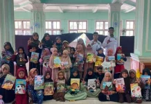 Liburan Sekolah Dimanfaatkan KUA Nubatukan Tumbuhkan Literasi Anak di Masjid