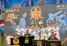 Kontingen Polda NTT Sabet Medali Perdana di Kejurnas Taekwondo Kapolri Cup VII