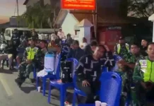 Nobar Piala Dunia 2026 di Larantuka Berlangsung Meriah, Kodim 1624 Dukung Pengaman