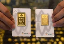 Emas Antam Akhiri Tren Pelemahan, Kini Naik Rp20 Ribu per Gram
