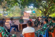 TNI-Polri Perkuat Sinergi Jaga Keamanan di Nagawutung