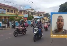 Satlantas Ende Intensif Atur Arus Lalu Lintas Pagi Hari
