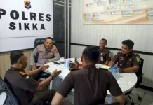 Polres Sikka dan Kejari Perkuat Sinergi Penegakan Hukum Bersama