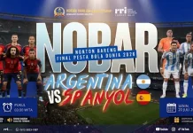 Kodim 1630/Mabar Bersama RRI Labuan Bajo Gelar Nobar Final Piala Dunia