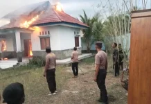 Polisi Selidiki Penyebab Kebakaran Kantor UPTD BKKBN Boleng