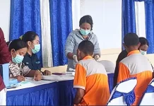 Rutan Bajawa Skrining TBC bagi 125 WBP dan Petugas Bersama Dinkes