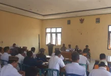 Koramil Reok Siap Dukung Sukses HUT ke-81 RI, Hadiri Rapat Persiapan di Kecamatan Reo