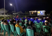 Warga Apresiasi Nobar Final Piala Dunia 2026 yang Digelar Kodim 1630/Mabar dan RRI