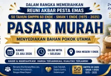 Pasar Murah Meriahkan Reuni 50 Tahun SMPPN 60–SMAN 1 Ende