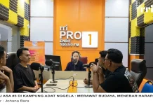 Komunitas Bicara RRI Ende Angkat Potensi Kampung Adat Nggela