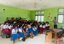 Cegah Perundungan sejak Dini, Polsek Wolowaru Edukasi Siswa SDK Wolontopo I