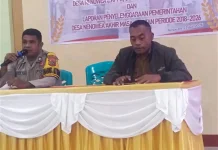 Bhabinkamtibmas  Naruwolo Ajak Warga Jaga Kamtibmas jelang Pilkades