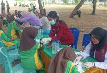 MTsN Manggarai Timur Gandeng Puskesmas Pota Gelar Pemeriksaan Kesehatan Siswa