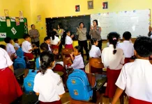 Trauma Healing Polwan Polres Flotim Pulihkan Keceriaan Anak Pasca Konflik