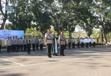 Kapolres Mabar Tekankan Pengamanan Destinasi Pariwisata saat Sertijab Kapolsek