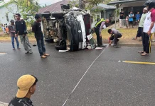 Delapan Orang Terluka dalam Kecelakaan Pikap dan Xpander di Manggarai Barat