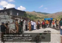 Polres Ngada Dukung Pembangunan Kopdes Merah Putih di Riung Barat