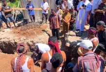 Gereja Stasi Santa Maria Tak Bernoda Mulai Dibangun