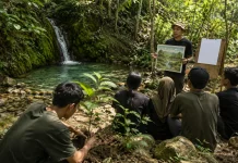 Komunitas Hutan Terakhir Siapkan Sekolah Mata Air