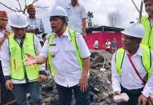 Wabup Manggarai Timur Letakkan Batu Pertama Revitalisasi SDN Wae Kikong