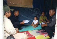 Giat Kasih Dinsos Manggarai dan Komunitas Cama Momang Bantu Keluarga di Lempe