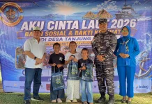 HUT ke-5, Lanal Labuan Bajo Gelar Bakti Sosial “Aku Cinta Laut” di Tanjung Boleng