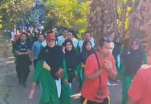 MAN Flores Timur Ramaikan Jalan Sehat, Dorong Gaya Hidup Sehat dan Kebersamaan
