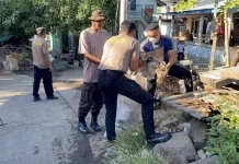 Polres Flores Timur Gelar Kerja Bakti Sambut HUT Ke-81 RI