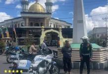 Satlantas Amankan Sholat Jumat, Arus Lalu Lintas Lancar