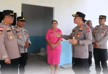 Kapolres Ngada Kunjungi Polsek Golewa, Tinjau Dapur MBG