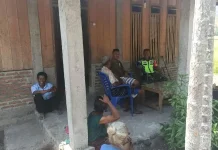 Babinsa Hadir, Jaga Keamanan Desa Pise