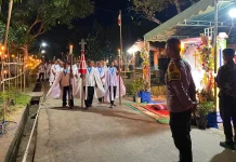 Personel Bhabinkamtibmas Amankan Perayaan Misa Santo Dominikus di Stasi Wureh