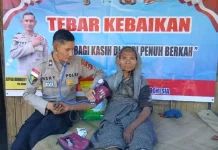 Polres Ngada Wujudkan Kepedulian Melalui Tebar Kebaikan Bersama Warga