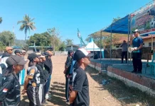 Polsek Reo Latih 32 Calon Paskibraka Jelang HUT ke-81 RI