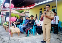 Warga Arubara Semarakkan HUT ke-81 RI dengan Semangat Gotong Royong