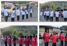 Adu Kekompakan Empat RT di Arubara, RT 03 Juara Estafet Sarung