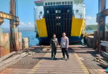 Polsek Aimere Gelar Pengamanan di Pelabuhan Aimere