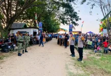 Polsek Riung Amankan Penjemputan Para Imam