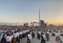 550 Penari Tampilkan Tarian Kolosal Maria Assumpta Nusantara di Labuan Bajo