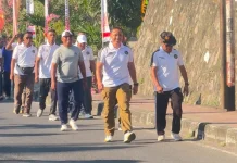 Lapas Ende Gelar Jalan Sehat Sambut HUT ke-81 Kemerdekaan RI