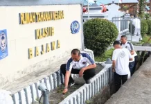 Rutan Bajawa Gelar Aksi Bersih Lingkungan Sambut HUT ke-81 RI