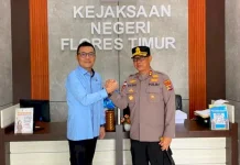 Kapolres Flores Timur Perkuat Sinergi dengan Kejaksaan dan Pengadilan