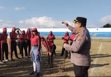 Kapolres Ende Pastikan Kesiapan Paskibraka Capai 80 Persen