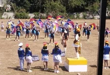 Lomba Marching Band Pelajar Ende Rebutkan Piala Bupati