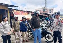 Sat Binmas Polres Ngada Sambangi Komunitas Ojek, Sampaikan Pesan Kamtibmas