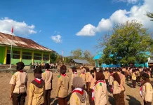 Pramuka SMA Negeri 1 Balauring Asah Kemandirian lewat Bumi Perkemahan