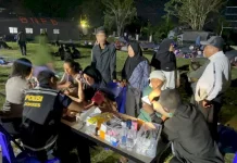 Polres Matim Bersama Nakes Periksa Kesehatan 468 Pengungsi Pasca Gempa