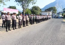 Polres Ende Gelar Apel Siaga, Pastikan Personel Sigap Tanggap Bencana