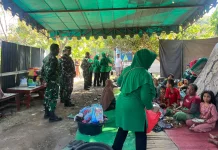 Danrem 161/Wirasakti Tinjau Korban Gempa di Lokoboko