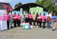 Bhayangkari Ende Salurkan Bantuan untuk Pasien Terdampak Gempa di RSUD Ende